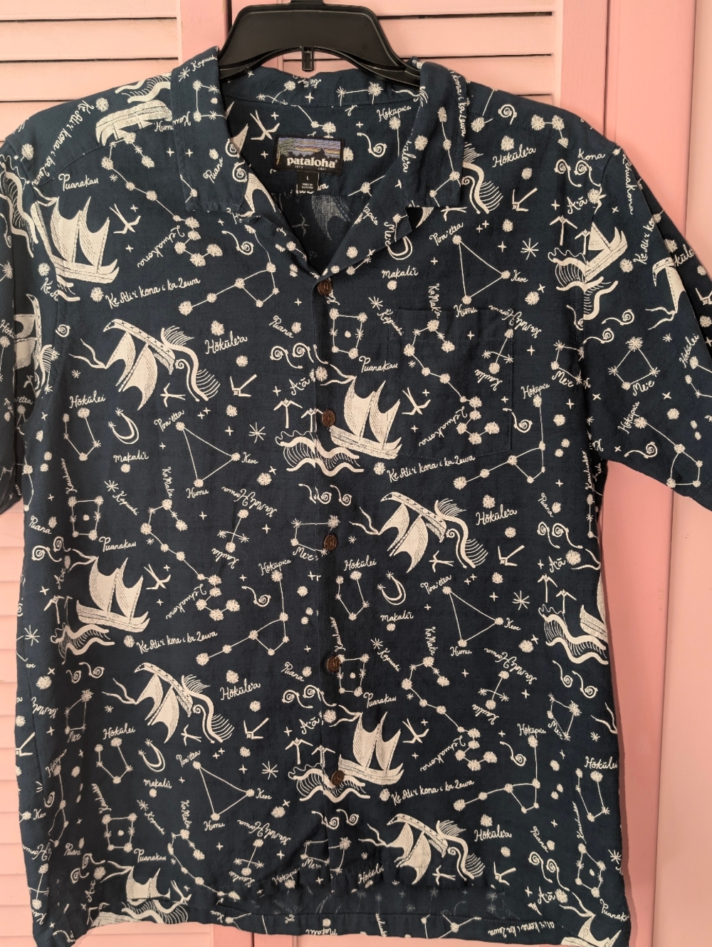 Patagonia Pataloha Hawaiian Shirt Size L